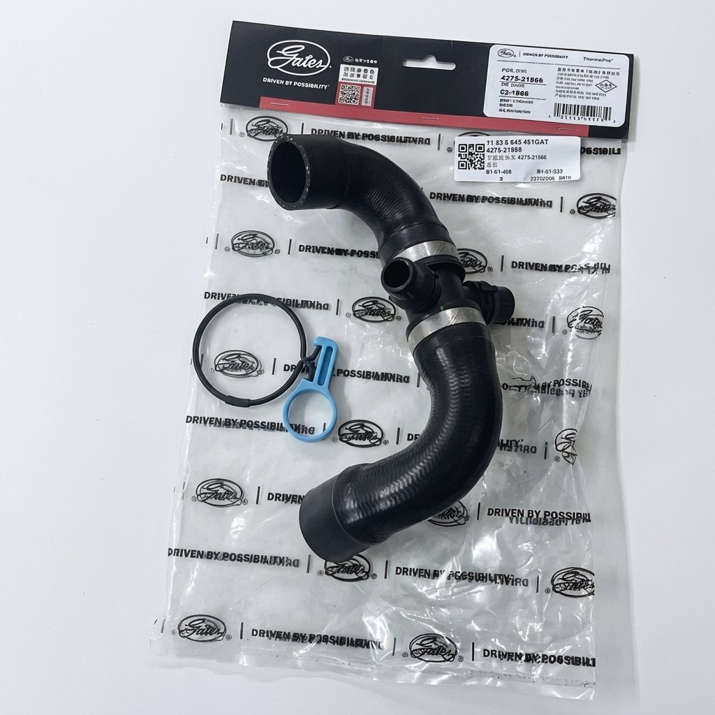 Gates Water Pipe Coolant Hose OEM Replacement for BMW 3 Series F30 E36